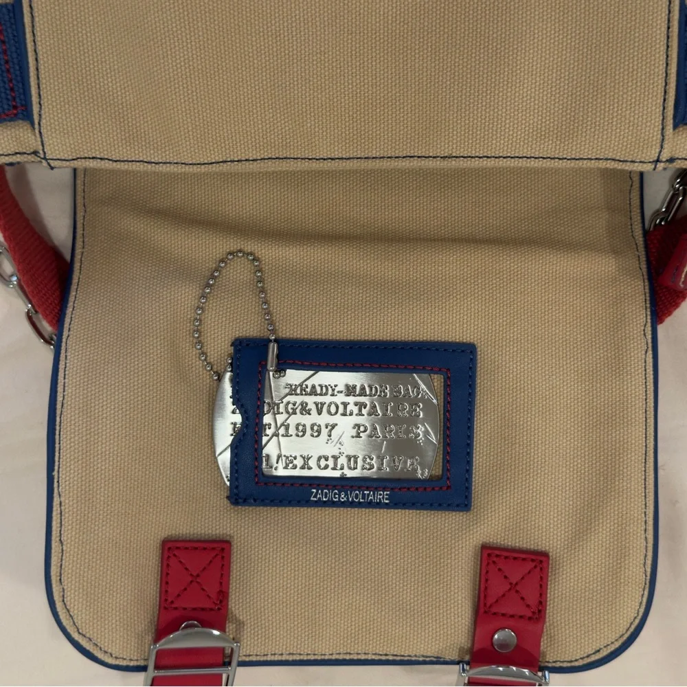Zadig&Voltaire Canvas Messenger Bag - Picture 4 of 12